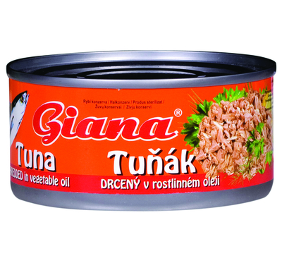 Tuna shredded in vegetable oil 185g